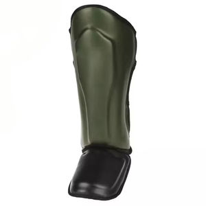 Nuevas Espinilleras de Boxeo de Cuero Genuino Ligeras Hechas a Medida con Logotipo Personalizado, Servicio OEM, Protección - Product Image 4