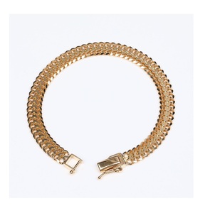 Rất Đề Nghị Thương Hiệu Sang Trọng Thời Trang Tốt Đồ Trang Sức Xu Hướng Vòng Cổ Vàng Và Chuỗi Liên Kết Vòng Đeo Tay - Product Image 1