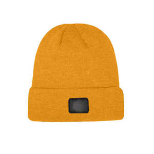 Gorro de Punto Jacquard Unisex, Cálido, Suave, Acanalado, Liso, Sin Logotipo, Estilo Urbano, Gorro de Invierno - Product Image 1