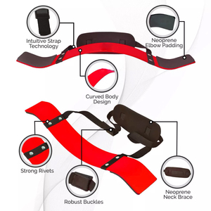 Nhiệm vụ nặng nề cánh tay Blaster bắp tay cơ bắp TRICEPS quả tạ cánh tay thể hình ngực hỗ trợ tập thể dục mặc cánh tay Blaster - Product Image 3