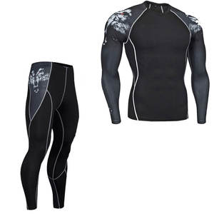 Nuevo estampado personalizado Rash Guard Men Gym Bjj Rash Guard Sets para hombres Ropa deportiva Sublimación Impreso High Fabric All Seasons - Product Image 1
