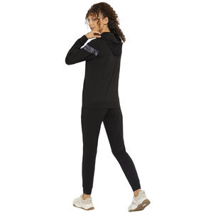 Ensemble de survêtement avec Logo personnalisé pour femme, en coton et Polyester, avec fermeture éclair, pour le Sport, le Jogging, le football - Product Image 4