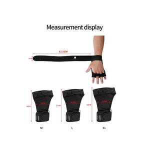 Mess Sports <b>Men's</b> Weightlifting Gloves Waterproof Polyester Sport Fitness Fingerless Gym - Product Image 5