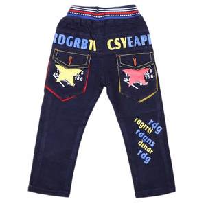 Pantalon en velours côtelé pour garçons - Bleu marine - Product Image 2