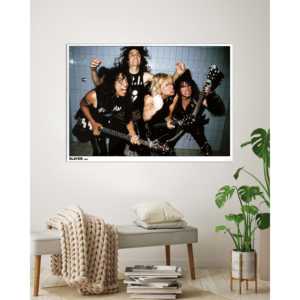 Póster Moderno Art Deco 1986 Slayer Demon, Enmarcado en Papel y Lienzo, Decoración de Pared con Marco Negro para Cumpleaños - Product Image 5