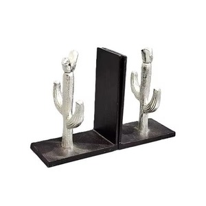 Luxury <b>Gold</b> Finish Pineapple Bookends Set Of 2 For Stylish Home Office And Bookshelf Decoration Accent Handcrafted From India - Product Image 5