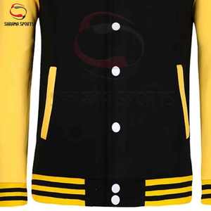 Chaqueta Varsity Personalizada OEM con Parches Bordados, Chaqueta Bomber de Béisbol, Chaqueta Urbana para Hombre - Product Image 3