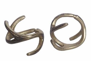 ANNEAU DE SERVIETTE EN MÉTAL DESIGNER MODERNE ANNEAU DE SERVIETTE DE TABLE - Product Image 2