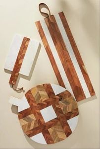 Top Seller Utensils Luxury Style Marble Cheese Cutting <b>Board</b> Wood Chopping <b>Board</b> Rectangle Marble Cutting <b>Board</b> Kitchen <b>Tools</b> - Product Image 5