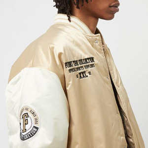Chaqueta Satinada Entallada para Hombre, Chaquetas 2026, Chaquetas Personalizadas, Chaqueta Bomber Ligera y Brillante con Botones a Presión, Estilo Urbano, Nueva - Product Image 2