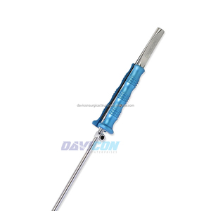 คีม DeBakey แบบตรง ปลาย 1 มม. ก้าน 5 มม. ความยาวใช้งาน 6.75 นิ้ว (17 ซม.) ด้ามจับแบบบีบ ทำจากสแตนเลส 11.75 นิ้ว (30 ซม.) - Product Image 5