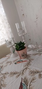 Bougeoir de renne sur le thème de Noël avec couvercle en verre pour centre de table de décoration intérieure ou affichage saisonnier - Product Image 3