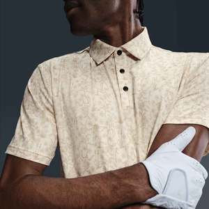 Polo de golf de rendimiento para hombre con tela de secado rápido que absorbe la humedad, ideal para ropa deportiva y marca personalizada - Product Image 5