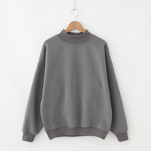 Camiseta de Cuello Alto para Mujer, Precio Económico, Buena Calidad, 100% Algodón, Ligera, Transpirable, Impresión de Logotipo Personalizada, Servicio OEM - Product Image 4