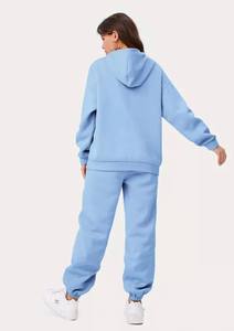 Conjunto Deportivo de Moda de Alta Calidad para Mujer, Chándal 2023, Venta al por Mayor Personalizada, Transpirable, 65% Algodón, 35% Poliéster, Conjunto de 2 Piezas con Sudadera con Capucha - Product Image 2