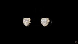 2.32 CT หัวใจรูปร่างห้องปฏิบัติการเพชร14K สีเหลืองทอง VVS EF ความชัดเจนเครื่องประดับหรูอย่างยั่งยืนสำหรับผู้หญิง - Product Image 3