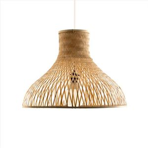 Abat-jour en bambou de style vintage moderne suspension décorative minimaliste lampe suspendue en bambou grossiste vietnamien - Product Image 1