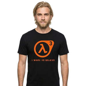 Camiseta de Juego Half-Life 3 100% Algodón, Estilo Deportivo con Patrón 3D, Jersey de Alto Gramaje (220gsm) - Product Image 2