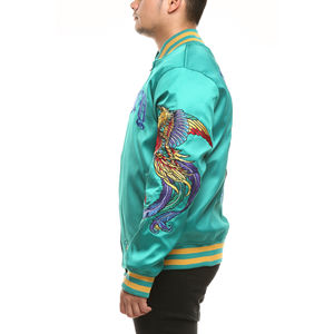 Venta al por mayor de alta calidad Zip-up chaqueta de invierno para los hombres nuevo diseño de invierno Bomber Coat Casual algodón cuerpo bordado High Street OEM - Product Image 4