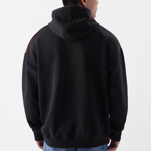 เสื้อฮู้ดดี้ผู้ชายสไตล์ใหม่ ผ้าฝ้าย 100% ระบายอากาศได้ดี ทรงโอเวอร์ไซส์ สำหรับฤดูใบไม้ร่วง ผลิตตามสั่ง - Product Image 3