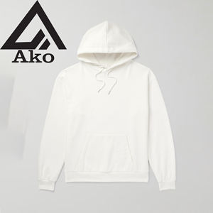 Sudadera con Capucha Personalizada con Logotipo, 100% Algodón Francés, de Alta Calidad, Gruesa, Talla Grande, Estilo Urbano para Hombre, por Ako - Product Image 1