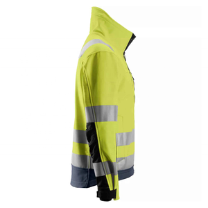 Veste de sécurité softshell orange fluorescente haute visibilité, imperméable et coupe-vent, pour la sécurité - Product Image 5