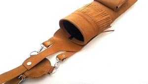 Custom Designed Logo High Quality Steel Plastic PU Leather Hunting <b>Archery</b> Back <b>Quiver</b> SI-HP-3104 SKI Arrow Accessory - Product Image 4