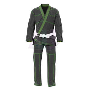 Tenue d'arts martiaux confortable, uniforme de BJJ, ensembles de kimono de Jiu-Jitsu, logo frontal, tenue d'entraînement lisse conçue pour une mobilité totale - Product Image 1