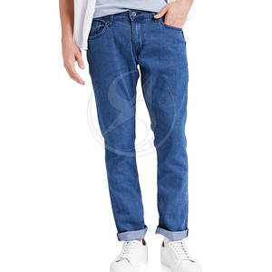 Pantalons pour hommes sur mesure coupe slim Offre Spéciale Nouveau design votre propre pantalon en jean pour hommes - Product Image 1