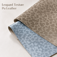 Tissu en cuir synthétique PU léopard imperméable et doux pour canapés, sacs, chaussures, vêtements et accessoires