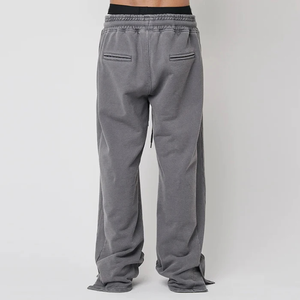 Baggy Double taille pantalons de survêtement pantalon hommes mi-poids survêtement coupe ample Double pantalons de survêtement hommes pantalon pyjama 2025 - Product Image 3