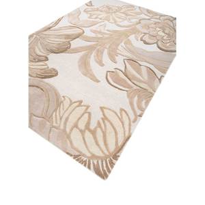 Tapis Hacienda en laine et viscose tufté à la main, 10 mm d'épaisseur, motif floral rayé abstrait, rectangulaire, pour couloir, salon - TNQ-3276 - Product Image 2