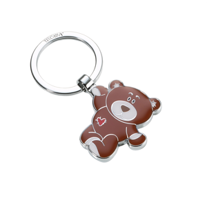 Portachiavi in Metallo Personalizzato a Forma di Orso Bruno, Gadget Unico e Personalizzabile - Product Image 2