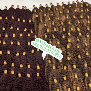 Vente en gros 30 pouces extensions de cheveux vierges bouclés birmans Piano brun cheveux humains vietnamiens 1B couleur cuticules alignées brut - Product Image 5