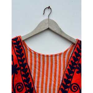 Chaleco de Terciopelo Estilo Boho para Mujer, Bordado a Mano, Forrado de Algodón, Prenda de Moda para Festivales, Primavera e Invierno - Product Image 5