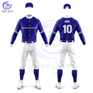 Ropa de equipo personalizada al por mayor con servicio OEM/ODM ropa de deporte duradera transpirable de alto rendimiento para uniformes de béisbol de equipos - Product Image 1