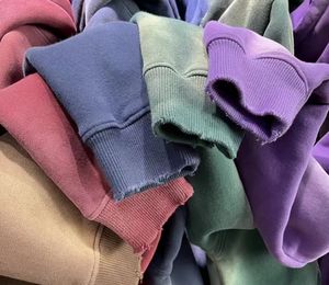 High Street à manches longues rétro à capuche décontracté surdimensionné lavage en détresse polaire à capuche impression personnalisée sweats à capuche - Product Image 3