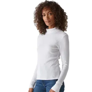Soft and Cozy Fleece-Lined Thermal Turtleneck for Women - Ideal for Outdoor Activities and Cold Weather Comfort