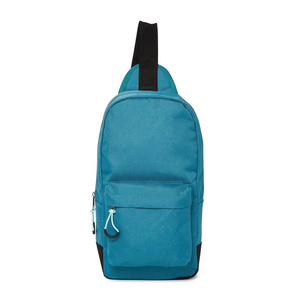 Bolso Bandolera de Poliéster Color Verde Azulado, Cierre de Cremallera, Resistente al Agua, para Deportes al Aire Libre, Uso en Todas las Estaciones, Estilo Minimalista, Personalizable - Product Image 2