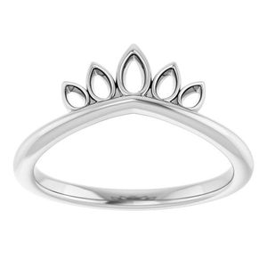 Bague Couronne Tendance Style Hip Hop Vintage Or Rose & Acier Inoxydable Plaqué Or 18K Anti-ternissement – Cadeau Idéal - Product Image 3