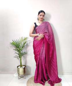 Saree en pattu élégant pour filles avec un travail Banarasi lourd et une tenue exclusive pour les occasions spéciales Saree / Sari / Shari - Product Image 1