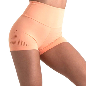 Femmes de haute qualité respirant chaud butin Shorts toile taille élastique mode été course plaine teint conception - Product Image 5