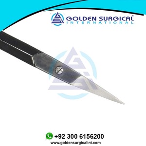 Tijeras Negras para Recortar la Barba, el Bigote, las Cutículas, las Uñas, el Cabello y las Patillas para Hombres, Tijeras Afiladas para Manicura - Product Image 2