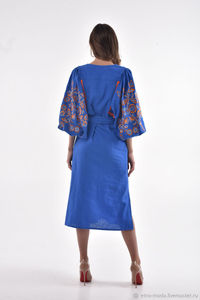 Vestido corto elegante de estilo Hippie para mujer, diseñador, bordado ucraniano, accesorio de talla grande, decoración de borlas, vestidos informales - Product Image 2