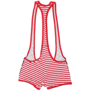 Pro Wrestling Singlet para hombres Tight Fit sin mangas Durable y transpirable - Product Image 5