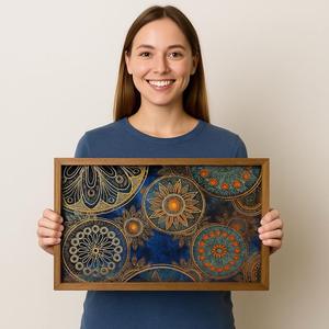 Plateau de service en bois MDF avec revêtement émaillé, design, hôtels et restaurants, articles de cuisine, plateau de table, haute qualité - Product Image 5