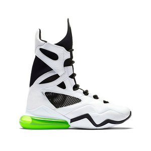 Bottes de boxe montantes respirantes à lacets en similicuir, antidérapantes toutes saisons, légères pour hommes professionnels - Product Image 4