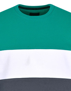 Vente en gros Automne ODM Oreiller Col 100% Polyester 300gsm Blanc Polaire Pull Hommes Sweat - Product Image 3