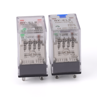 Relais électromagnétique miniature RY-ELE XS4C-D24L 5A DC 24V 14 broches 4PDT à usage général avec LED scellé