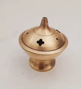 Quemador de incienso moderno de oro blanco, Mabkhara islámica, soporte decorativo cuadrado para incienso Oud, quemador de perfume árabe, decoración para el hogar. - Product Image 5